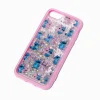 Claire's Compatible Iphone®-Coque de protection pour portable remplie d'eau BFF Disney Stitch - Compatible avec iPhone® 13/14/15
