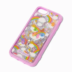 Claire's Compatible Iphone®-Coque de protection pour portable shaker à sequins Bisounours™ - Compatible avec iPhone® 6/7/8/SE