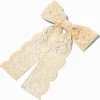Claire's Noeuds Pour Cheveux|Barrettes Et Pinces-Cream Lace Hair Bow Clip