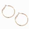 Claire's Anneaux-Créoles 40 mm couleur dorée