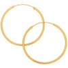 Claire's Anneaux|Bijoux Premium-Créoles 20 mm style anneau infini couleur dorée C LUXE by Claire's