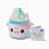 Claire's Cuddle Barn®-Décoration à clip pour sac en peluche Mooshake barbe à papa 8 cm en exclusivité chez Claire’s #Plush Goals by Cuddle Barn®