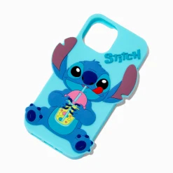 Claire's Compatible Iphone®-Disney Stitch Summer Silicone Phone Case - Fits iPhone® 13/14/15