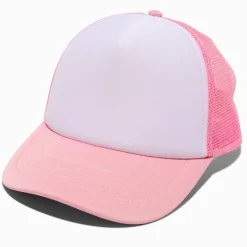 Claire's Chapeaux Et Casquettes-DIY Pink Trucker-Style Hat