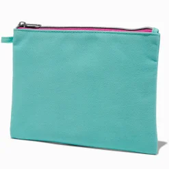Claire's Porte-monnaies-DIY Teal Nylon Pouch