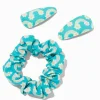 Claire's Noeuds Pour Cheveux|Chouchous-Ensemble barrette et chouchou arc-en-ciel bleu sarcelle Claire's Club - Lot de 3