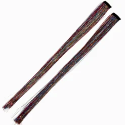 Claire's Barrettes Et Pinces|Perruques Et Extensions-Extensions de cheveux synthétiques avec guirlandes arc-en-ciel - Lot de 2