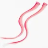 Claire's Perruques Et Extensions-Extensions de cheveux synthétiques à clip avec dégradé rose - Lot de 2