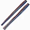 Claire's Perruques Et Extensions-Extensions de cheveux synthétiques bleu, blanc, rouge avec mèches scintillantes - Lot de 2