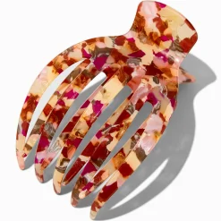 Claire's Barrettes Et Pinces-Extra Large Brown Tortoiseshell Yoga Hair Claw