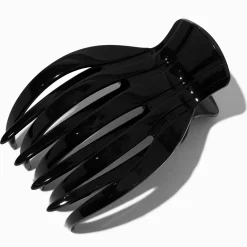 Claire's Barrettes Et Pinces-Extra Large Finger Hair Claw - Black