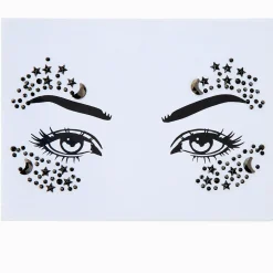 Claire's Paillettes Et Bijoux De Peau-Eye-liner en strass aile céleste