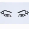 Claire's Paillettes Et Bijoux De Peau-Eye-liner en strass aile de papillon étoile noir