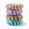 Claire's Élastiques|Élastiques Spirale-Fabric-Covered Spiral Hair Ties - 4 Pack