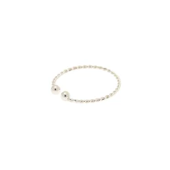 Claire's Bijoux De Piercing-Faux anneau de nez tressé couleur argenté