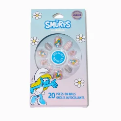 Claire's Ongles-Faux ongles autocollants stiletto en exclusivité chez Claire's Les Schtroumpfs™ - Lot de 20