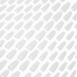 Claire's Ongles-Faux ongles vegan squareletto vierges – Lot de 100