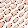 Claire's Ongles-Faux ongles vegan stiletto contour guépard - Lot de 24