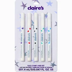 Claire's Yeux-Feutres eyeliners pour le visage - Lot de 5