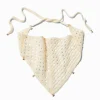 Claire's Bandeaux Et Serre-têtes-Foulard crochet crème breloques étoile de mer couleur dorée