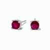 Claire's Clous D'oreilles-Fuchsia Cubic Zirconia 5mm Round Stud Earrings