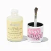 Claire's Ongles-Glitter Glow Vegan Glow in The Dark Nail Polish - Yellow