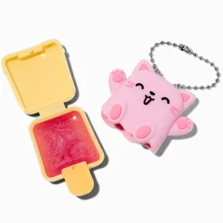 Claire's Lèvres-Gloss chat joyeux rose Pucker Pops® - Barbe à papa