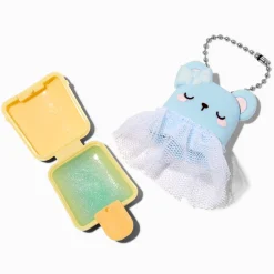 Claire's Lèvres-Gloss tutu perles ours bleu Pucker Pops® - Framboise bleue