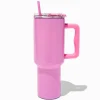 Claire's Gourdes Et Tasses-Gobelet à anse en acier inoxydable à reflets roses