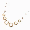 Claire's Anneaux|Clous D'oreilles-Gold-tone Cubic Zirconia Stud & Clicker Hoop Earring Stackables Set - 6 Pack