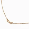 Claire's Colliers-Gold-tone Mini Infinity Stackable Pendant Necklace
