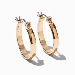 Claire's Anneaux-Gold-tone 15mm Hoops