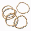 Claire's Bracelets-Gold-tone Square Stackable Bangle Bracelets - 5 Pack