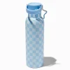 Claire's Gourdes Et Tasses-Gourde en acier inoxydable bleue à carreaux