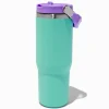 Claire's Gourdes Et Tasses-Gourde en acier inoxydable color block bleu sarcelle et violette
