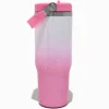 Claire's Gourdes Et Tasses-Gourde en acier inoxydable rose pailletée