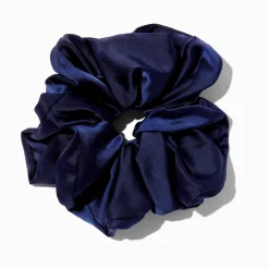 Claire's Chouchous-Grand chouchou soyeux bleu marine