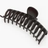 Claire's Barrettes Et Pinces-Grande pince à cheveux noire mate