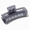Claire's Barrettes Et Pinces-Grande pince à cheveux rectangulaire noire
