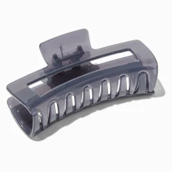 Claire's Barrettes Et Pinces-Grande pince à cheveux rectangulaire noire