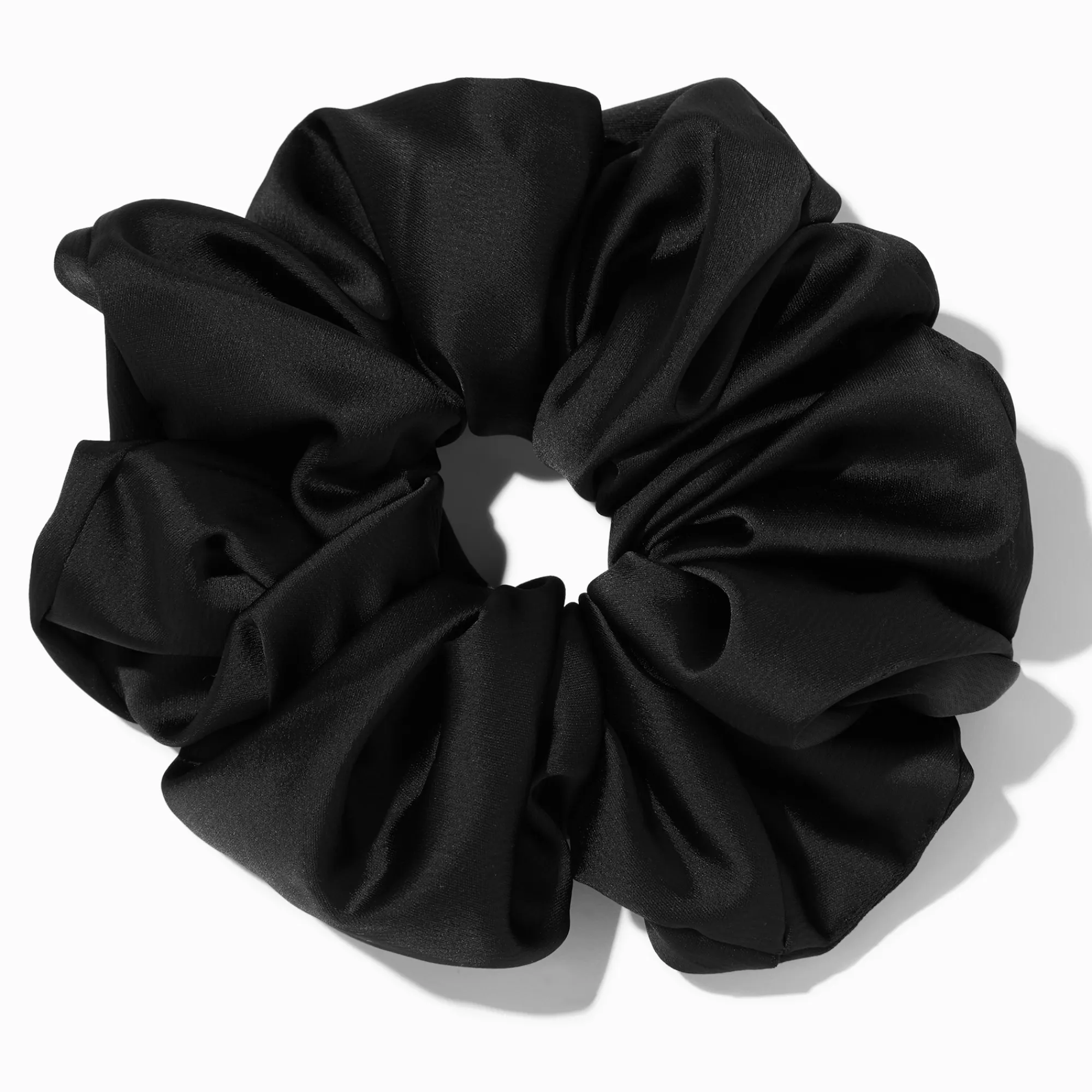 Claire's Chouchous-Gros chouchou noir soyeux