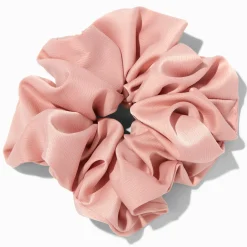 Claire's Chouchous-Gros chouchou rose tendre soyeux