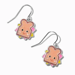 Claire's Pendantes-Happy Sandwich Drop Earrings