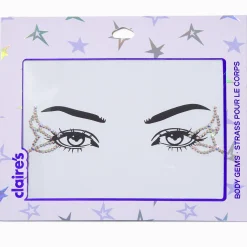 Claire's Paillettes Et Bijoux De Peau-Iridescent Butterfly Eye Gems