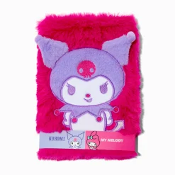Claire's Cahiers Et Journaux Intimes-Journal à cadenas en fausse fourrure My Melody™ et Kuromi™ Sanrio®