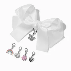 Claire's Noeuds Pour Cheveux-Kit d'accessoires pour nœud pour cheveux blanc à fabriquer soi-même Claire's Club