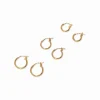 Claire's Anneaux-18kt Gold Plated 10mm, 12mm, & 14mm Hoop Earrings - 3 Pack