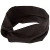 Claire's Bandeaux Et Serre-têtes-Large bandeau torsadé en jersey noir