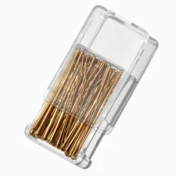 Claire's Barrettes Et Pinces-Large Bobby Pins - Blonde, 30 Pack