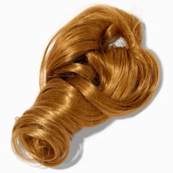 Claire's Perruques Et Extensions-Élastique avec cheveux synthétiques bouclés extra large - Blond caramel